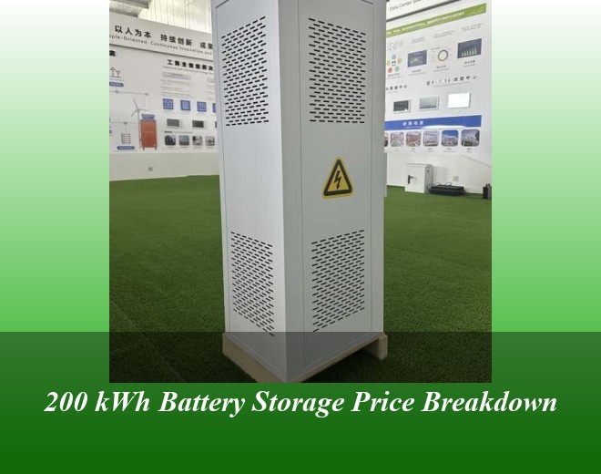 200 kWh Battery Storage Price Breakdown